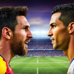 Messi và Ronaldo đối đầu trên sân bóng đông khán giả