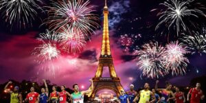 Eiffel Tower, vận động viên, pháo hoa, Olympic Paris 2024